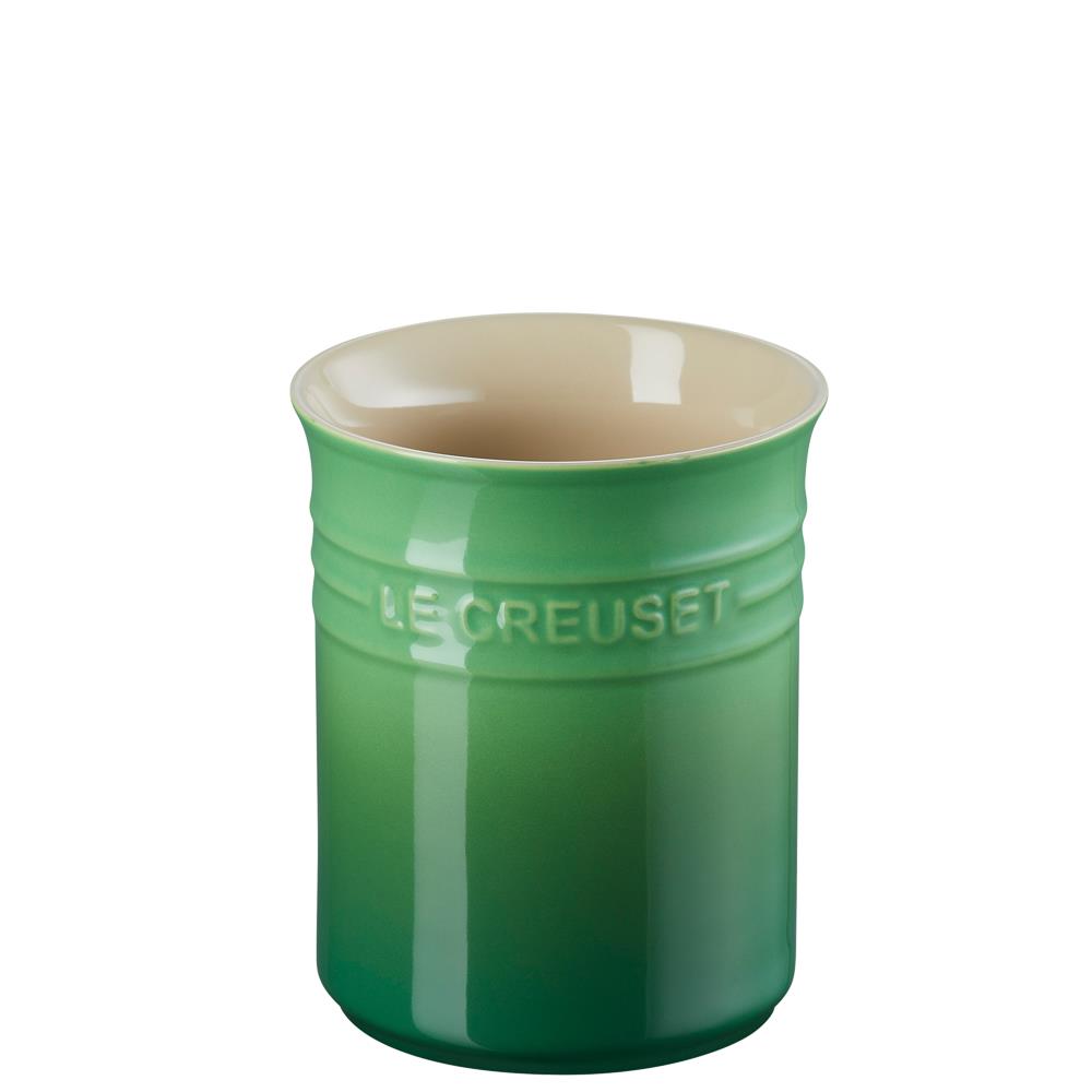 Le Creuset Bamboo Green Stoneware Small Utensil Jar